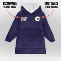 Load image into Gallery viewer, Baltimore Football Blanket Hoodie
