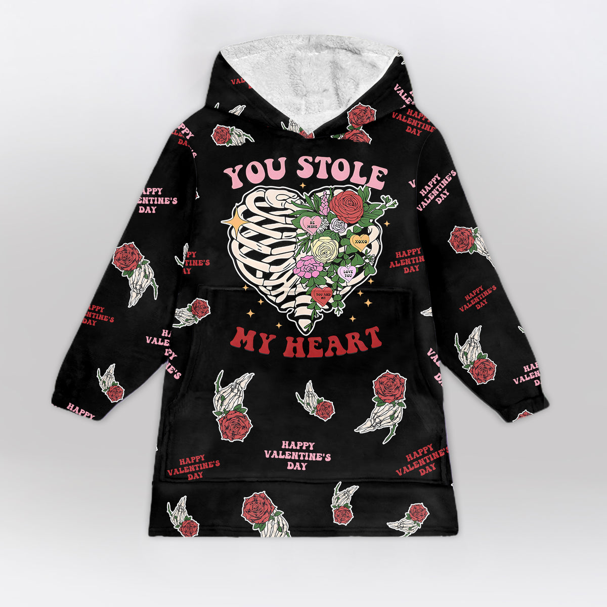 Stole My Heart Blanket Hoodie