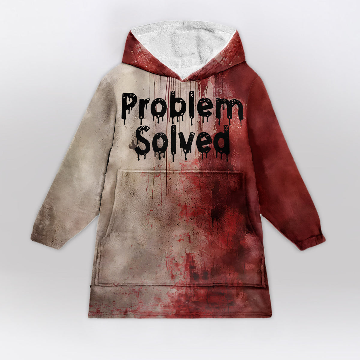 Problem Solved Blanket Hoodie