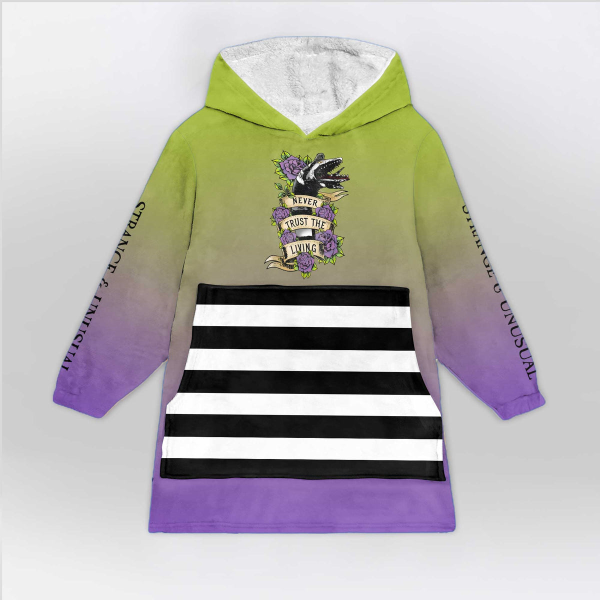 Beetle Never Trust The Living Blanket Hoodie