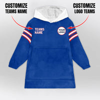 Load image into Gallery viewer, Buffalo New York Football Blanket Hoodie
