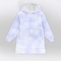 Load image into Gallery viewer, Purple Tie Dye Blanket Hoodie
