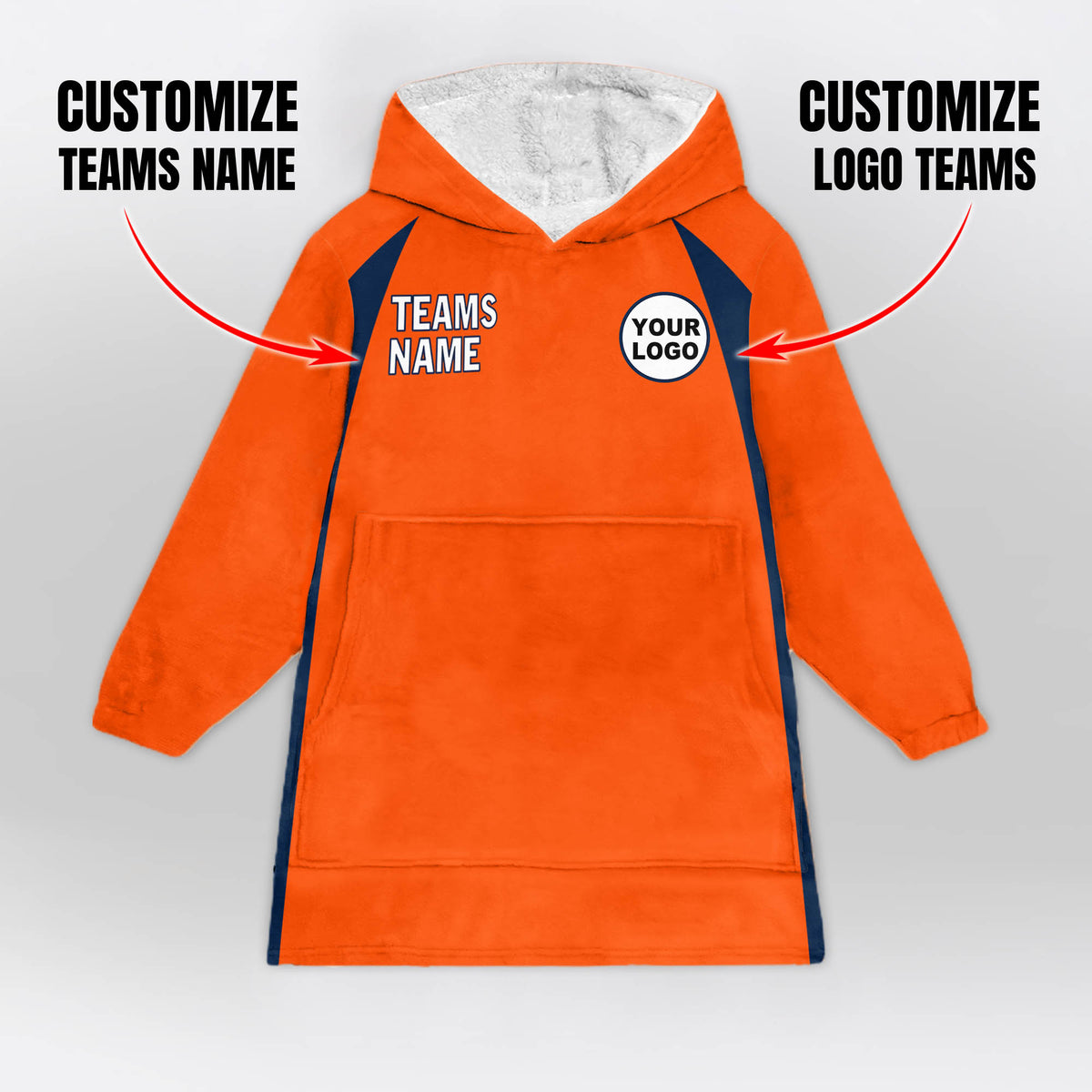 Denver Football Blanket Hoodie