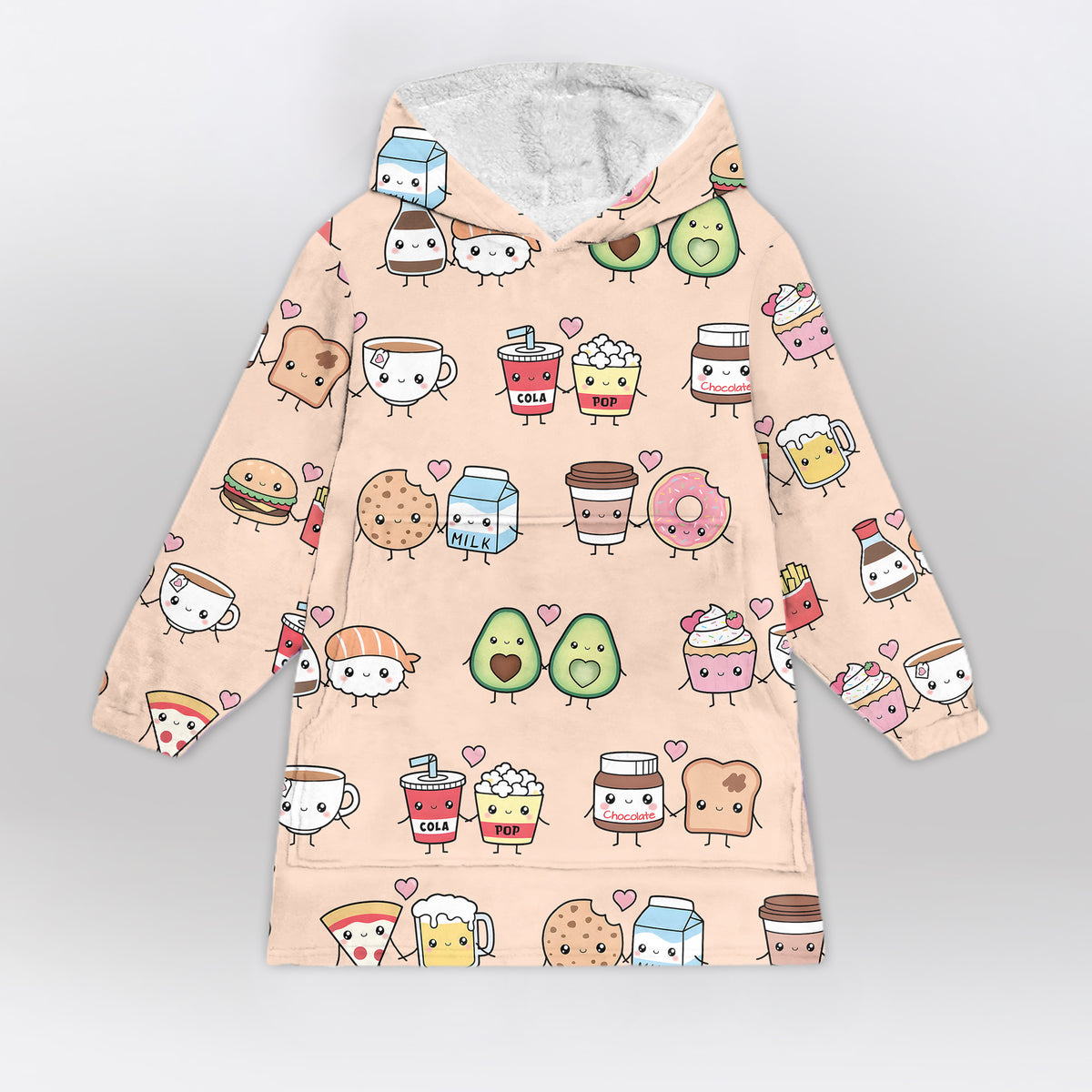 Perfect Match Kawaii Blanket Hoodie