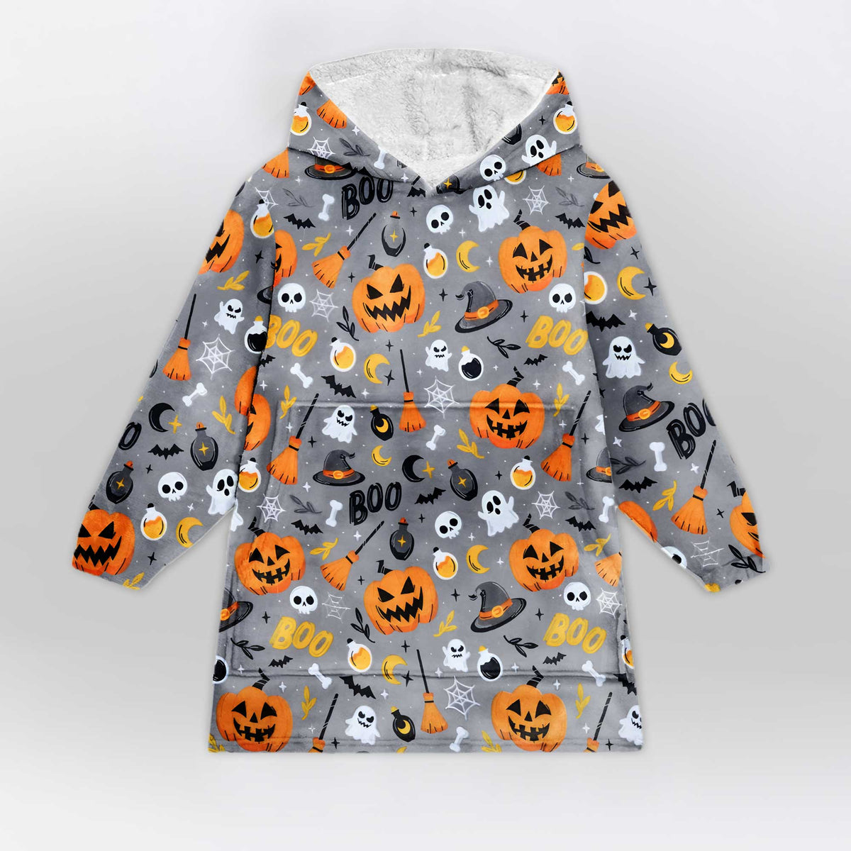 Spooky Halloween Blanket Hoodie