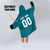 Load image into Gallery viewer, Jacksonville Football Blanket Hoodie
