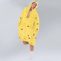 Load image into Gallery viewer, Bee Blanket Hoodie
