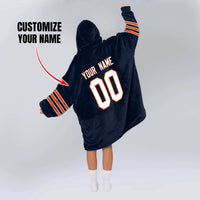 Load image into Gallery viewer, Chicago Football Blanket Hoodie
