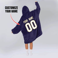 Load image into Gallery viewer, Baltimore Football Blanket Hoodie
