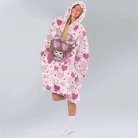 Load image into Gallery viewer, Valentine Western Blanket Hoodie
