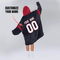 Load image into Gallery viewer, Houston Football Blanket Hoodie

