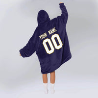 Load image into Gallery viewer, Baltimore Football Blanket Hoodie

