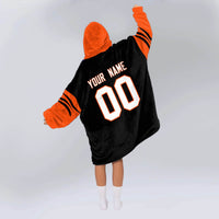 Load image into Gallery viewer, Cincinnati Football Blanket Hoodie

