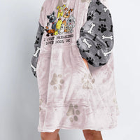 Load image into Gallery viewer, I Just Freaking Love Dogs, OK - Dog Lover Wearable Blanket, Gifts for Dog Dad and Dog Mom
