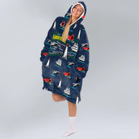 Load image into Gallery viewer, Connecticut Blanket Hoodie
