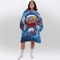 Load image into Gallery viewer, Native American Eagle Blanket Hoodie
