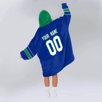Load image into Gallery viewer, Seattle Football Blanket Hoodie
