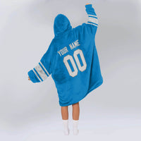 Load image into Gallery viewer, Detroit Football Blanket Hoodie
