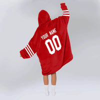 Load image into Gallery viewer, San Francisco Football Blanket Hoodie
