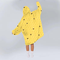 Load image into Gallery viewer, Bee Blanket Hoodie
