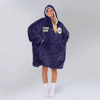 Load image into Gallery viewer, Baltimore Football Blanket Hoodie
