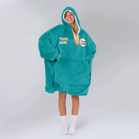 Load image into Gallery viewer, Miami Football Blanket Hoodie
