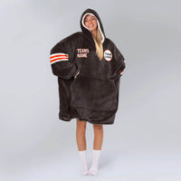 Load image into Gallery viewer, Cleveland Football Blanket Hoodie
