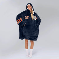 Load image into Gallery viewer, Chicago Football Blanket Hoodie
