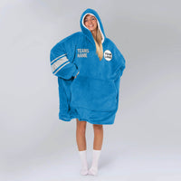 Load image into Gallery viewer, Detroit Football Blanket Hoodie
