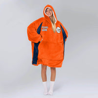 Load image into Gallery viewer, Denver Football Blanket Hoodie
