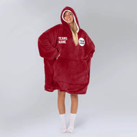 Load image into Gallery viewer, Arizona Football Blanket Hoodie

