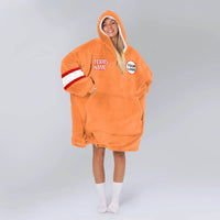 Load image into Gallery viewer, Tampa Bay Football Blanket Hoodie
