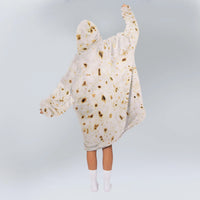 Load image into Gallery viewer, Burritos Tortilla Blanket Hoodie
