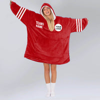 Load image into Gallery viewer, San Francisco Football Blanket Hoodie

