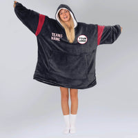 Load image into Gallery viewer, Houston Football Blanket Hoodie
