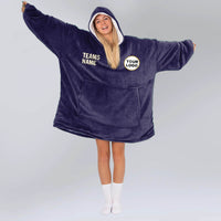 Load image into Gallery viewer, Baltimore Football Blanket Hoodie
