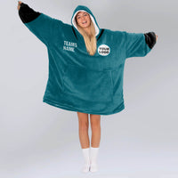 Load image into Gallery viewer, Jacksonville Football Blanket Hoodie
