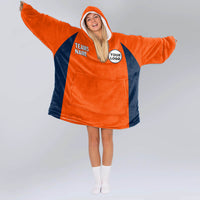Load image into Gallery viewer, Denver Football Blanket Hoodie
