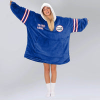 Load image into Gallery viewer, Buffalo New York Football Blanket Hoodie
