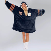 Load image into Gallery viewer, Chicago Football Blanket Hoodie
