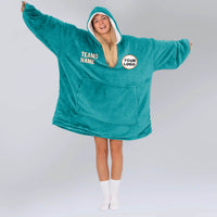 Load image into Gallery viewer, Miami Football Blanket Hoodie
