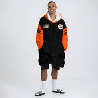 Load image into Gallery viewer, Cincinnati Football Blanket Hoodie
