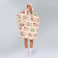Load image into Gallery viewer, Perfect Match Kawaii Blanket Hoodie
