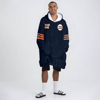Load image into Gallery viewer, Chicago Football Blanket Hoodie
