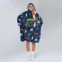 Load image into Gallery viewer, Connecticut Blanket Hoodie
