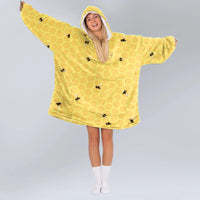 Load image into Gallery viewer, Bee Blanket Hoodie
