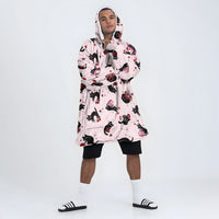Load image into Gallery viewer, Cat Valentine&#39;s Day Blanket Hoodie
