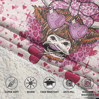 Load image into Gallery viewer, Valentine Western Blanket Hoodie
