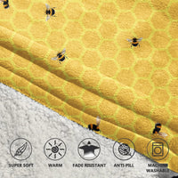 Load image into Gallery viewer, Bee Blanket Hoodie
