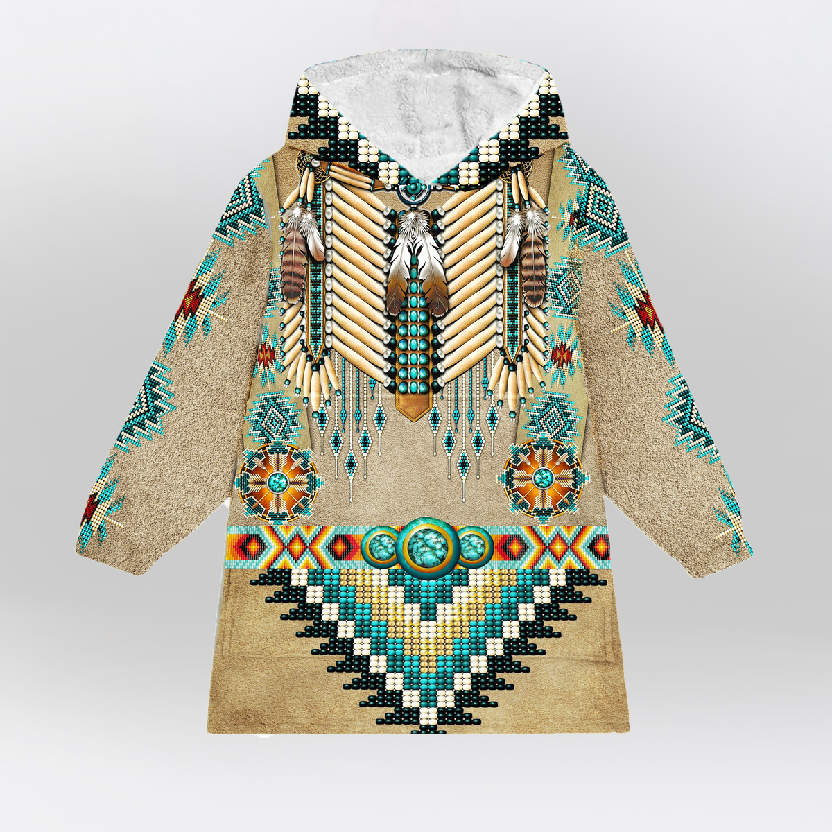 Native American Blanket Hoodie